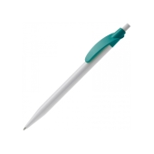 Balpen Cosmo hardcolour - Wit / Turquoise