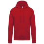 Herensweater met capuchon Cherry Red XS
