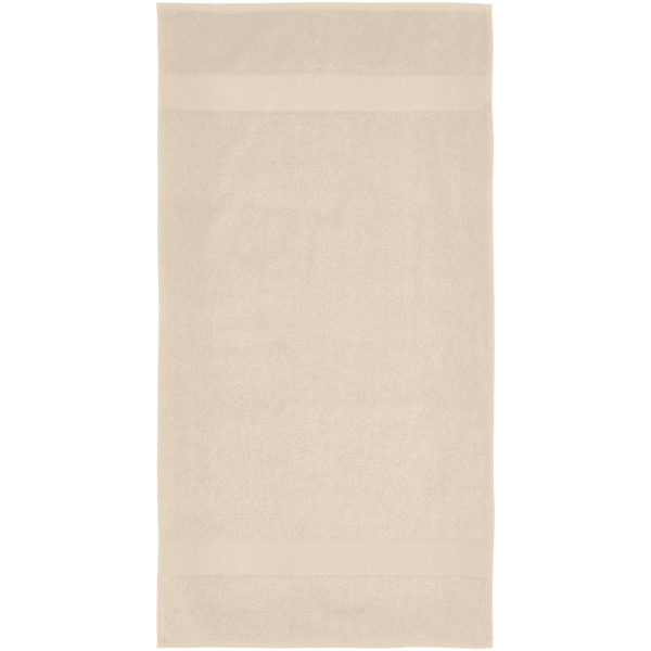 Charlotte 450 g/m² cotton towel 50x100 cm - Beige