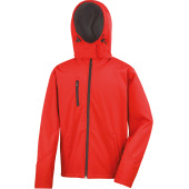 Core Tx Performance Hooded Soft Shell Jacket Red / Black M