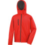 Core Tx Performance Hooded Soft Shell Jacket Red / Black XXL
