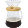 Geis 500 ml glass coffee maker - Transparent/Natural