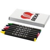 Set van 6 waskrijtjes Set van 6 waskrijtjes