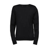Men's Crew Neck Sweater - Black - S
