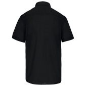 Ace - Heren overhemd korte mouwen Black XL