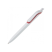 Ball pen Click-Shadow protect - White / Red