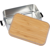 Lunchbox van aluminium 1 liter inhoud