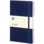 Moleskine Classic L hard cover notebook - ruled - Prussian blue