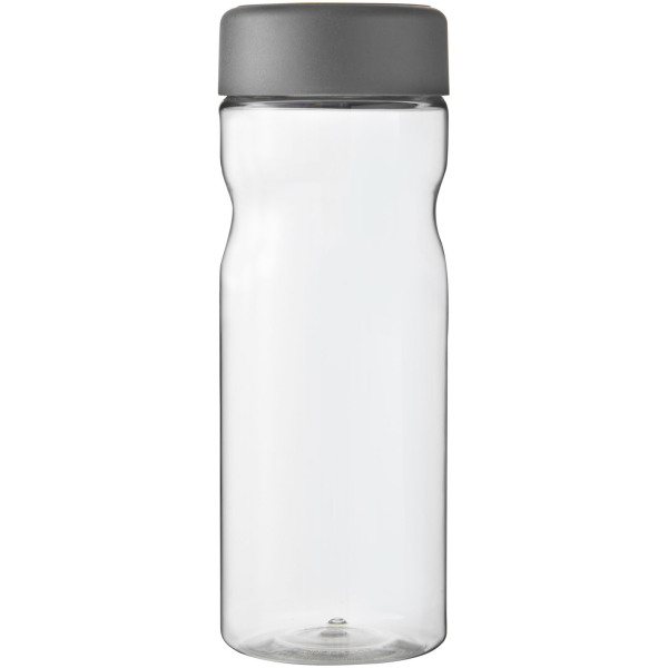 H2O Active® Base Tritan™ 650 ml screw cap water bottle - Transparent clear/Grey