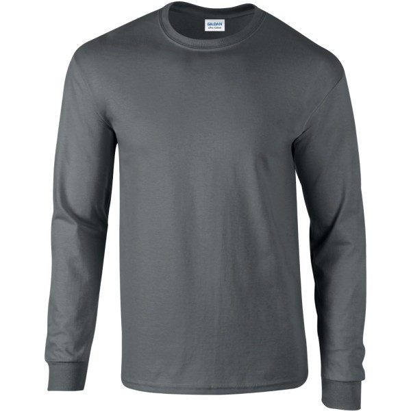 Ultra Cotton™ Classic Fit Adult Long Sleeve T-Shirt Charcoal S