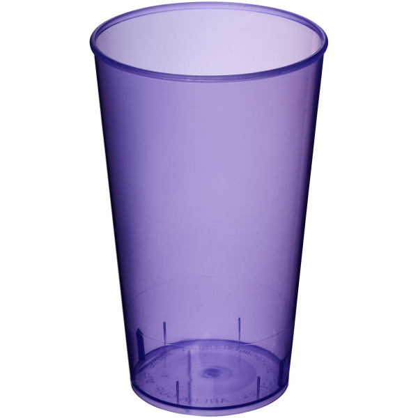 Arena 375 ml plastic tumbler - Transparent purple