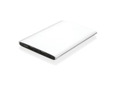 18.000 mAh powerbank, zilverkleurig 18.000 mAh powerbank, zilverkleurig
