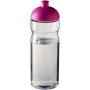 H2O Active® Base 650 ml bidon met koepeldeksel - Transparant/Roze