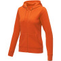 Theron dames hoodie met ritssluitng - Oranje - XXL