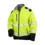 Printable Ripstop Safety Softshell - Fluorescent Yellow/Black - 3XL
