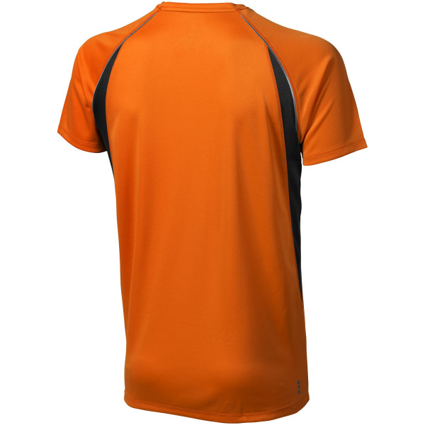 Quebec short sleeve men's cool fit t-shirt - Orange - 3XL