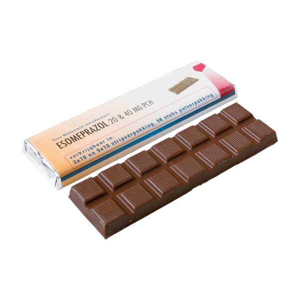 Chocoladereep in wikkel