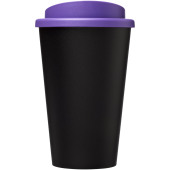 Americano® 350 ml geïsoleerde beker - Zwart/Paars