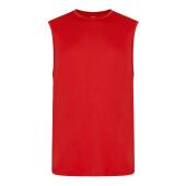 AWDis Cool Smooth Sports Vest, Fire Red, S, Just Cool