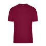 Men's BIO Workwear T-Shirt - wine - 3XL