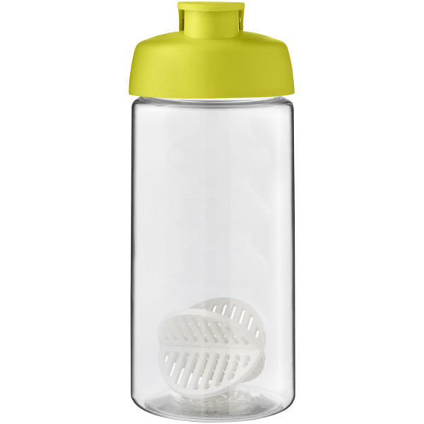 H2O Active® Bop 500 ml shaker bottle - Lime/Transparent