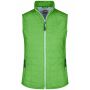 Ladies' Hybrid Vest - spring-green/silver - S