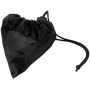 Bungalow opvouwbare polyester boodschappentas 7L - Zwart