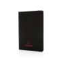 GRS certified RPET A5 notebook, black