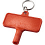 Largo plastic radiator key with keychain - Red