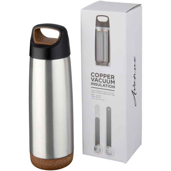 Valhalla 600 ml copper vacuum insulated water bottle - Silver