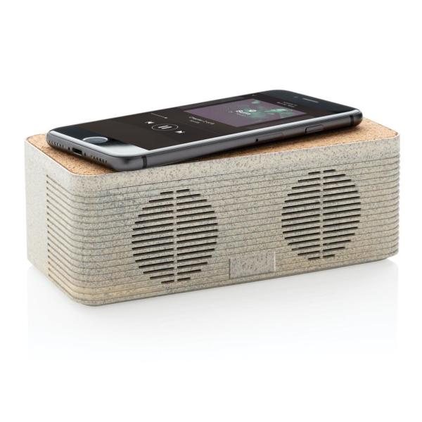 Tarwestro 5W speaker met draadloze oplader, khaki