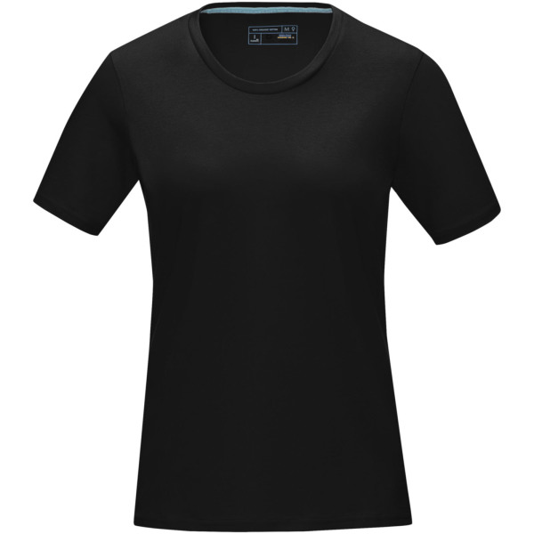 Azurite short sleeve women’s GOTS organic t-shirt - Solid black - XS