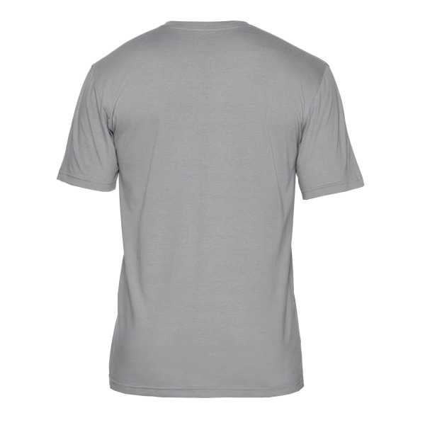 Buisvormig T-shirt voor volwassenen met print Softstyle Gravel 3XL