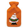 750 C.C. Rubber Hot Water Bottle Bags with Fleece Cover