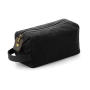Heritage Waxed Canvas Wash Bag - Black - One Size