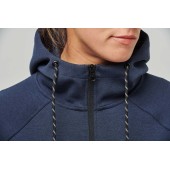 Damesjas met capuchon performance Ash Heather S