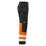 6502: 32%COT-68%POL, 275GSM ORANGE/BLACK C44