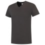 T-shirt V Hals Fitted 101005 Darkgrey 3XL