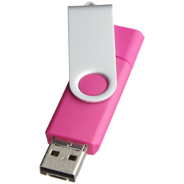 Rotate On-The-Go USB stick (OTG) - Magenta - 1GB