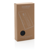 Ukiyo Aware™ 180gr 4-delige set recycled katoenen servetten, donkerblauw