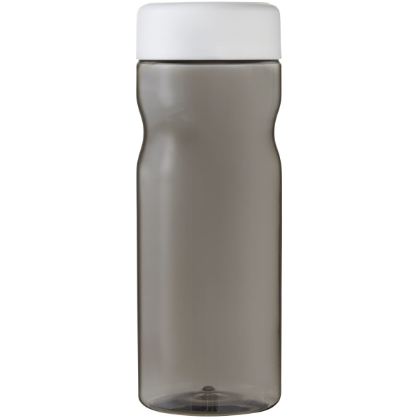 H2O Active® Base Tritan™ 650 ml screw cap water bottle - Charcoal/White