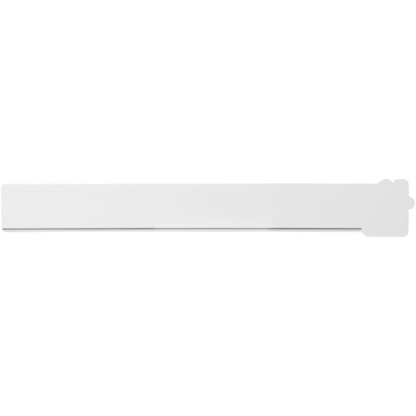 Tait 30cm house-shaped recycled plastic ruler - White