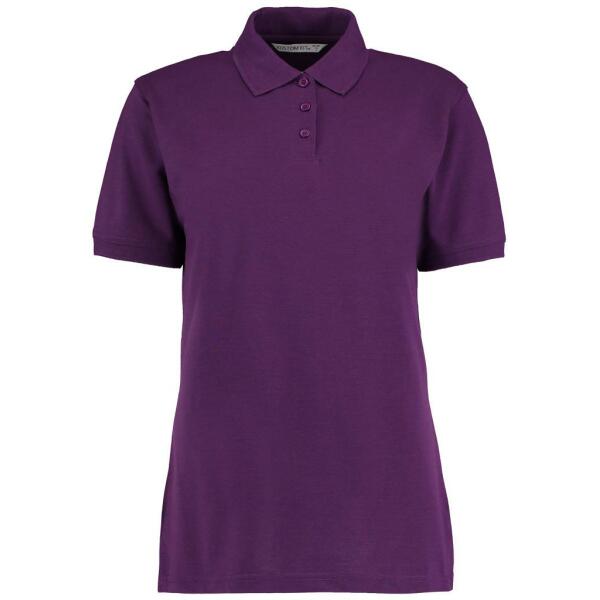 Ladies Klassic Poly/Cotton Piqué Polo Shirt, Dark Purple, 22, Kustom Kit