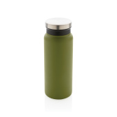 RCS gerecycled roestvrijstalen vacuümfles 600ML, groen