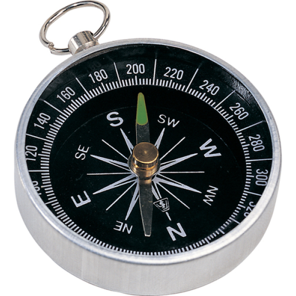 Nansen metalen kompas met sleutelring 