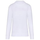Ecologische sweater met ronde hals White L