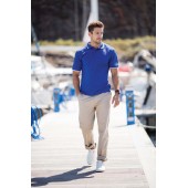 Men's Coolplus® Tipped Polo Shirt Royal / White S