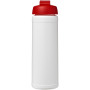 Baseline® Plus 750 ml sportfles met flipcapdeksel - Wit/Rood