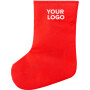 Non-woven (80 gr/m²) kerst sok Jasleen rood/wit