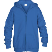 Heavy Blend™classic Fit Youth Full Zip Hooded Sweatshirt Royal Blue XS